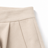Velora – Wrap-Front Wide-Leg Culottes for Women, Knee Length, Tie Waist