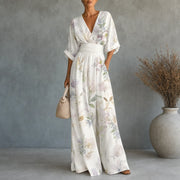 Cream Floral