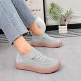 Softstride – Women's Knit Slip-On Sneakers with Cushioned Chunky Sole