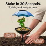 Magic Frog – Solar Garden Lamp with Bird Feeder