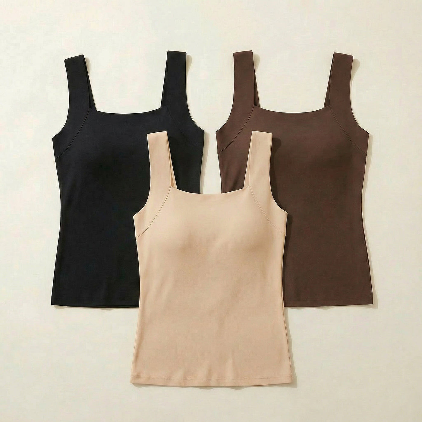 Veluna – Women's Sleeveless Tank Top with Built-In Support