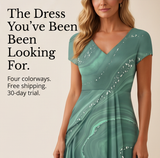 Osyla – Women's Flowing Marbled Midi Dress