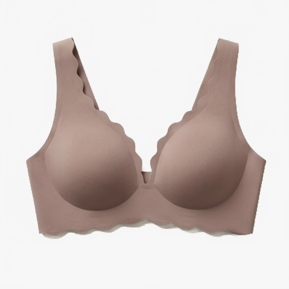 Veluna – Women's Deep V Wireless Lift Bra