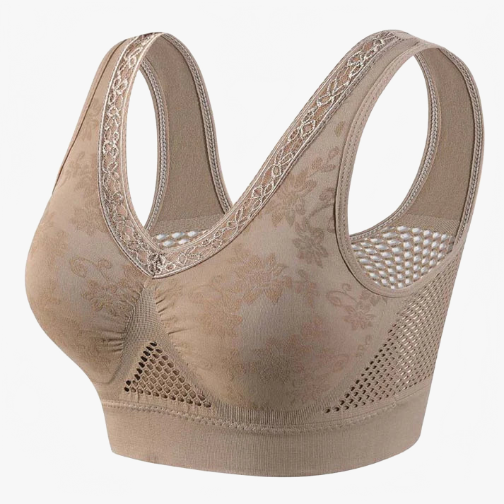 Veluna - Women's wireless lace comfort bra