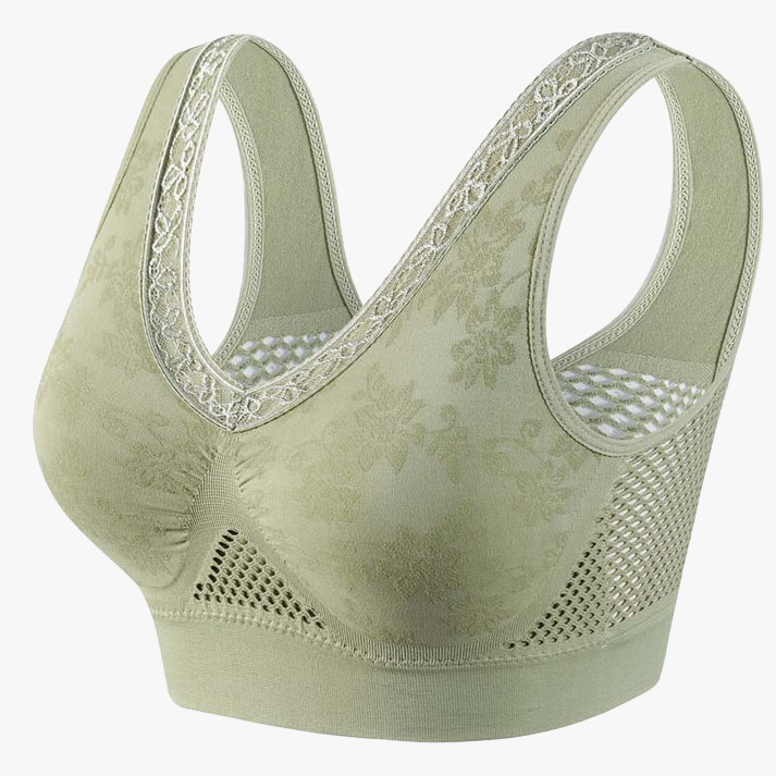 Veluna - Women's wireless lace comfort bra