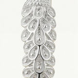Pavora – Peacock Feather Cuff Bracelet