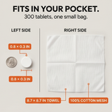 Pocketex – Compressed Cotton Towel Tablets