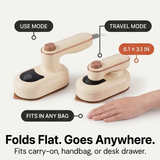 Steamly – Portable Rotating Steam Iron for Travel
