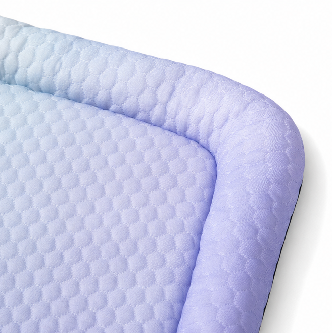 Puralo – Ice silk-like cooling pet bed with raised edges for dogs and cats