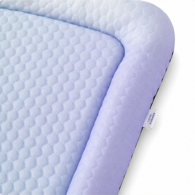 Puralo – Ice silk-like cooling pet bed with raised edges for dogs and cats