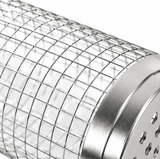 Rollwell – Rolling Stainless Mesh Grill Basket with Hook