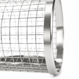 Rollwell – Rolling Stainless Mesh Grill Basket with Hook