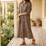 Rosalie – Floral Shirt Dress