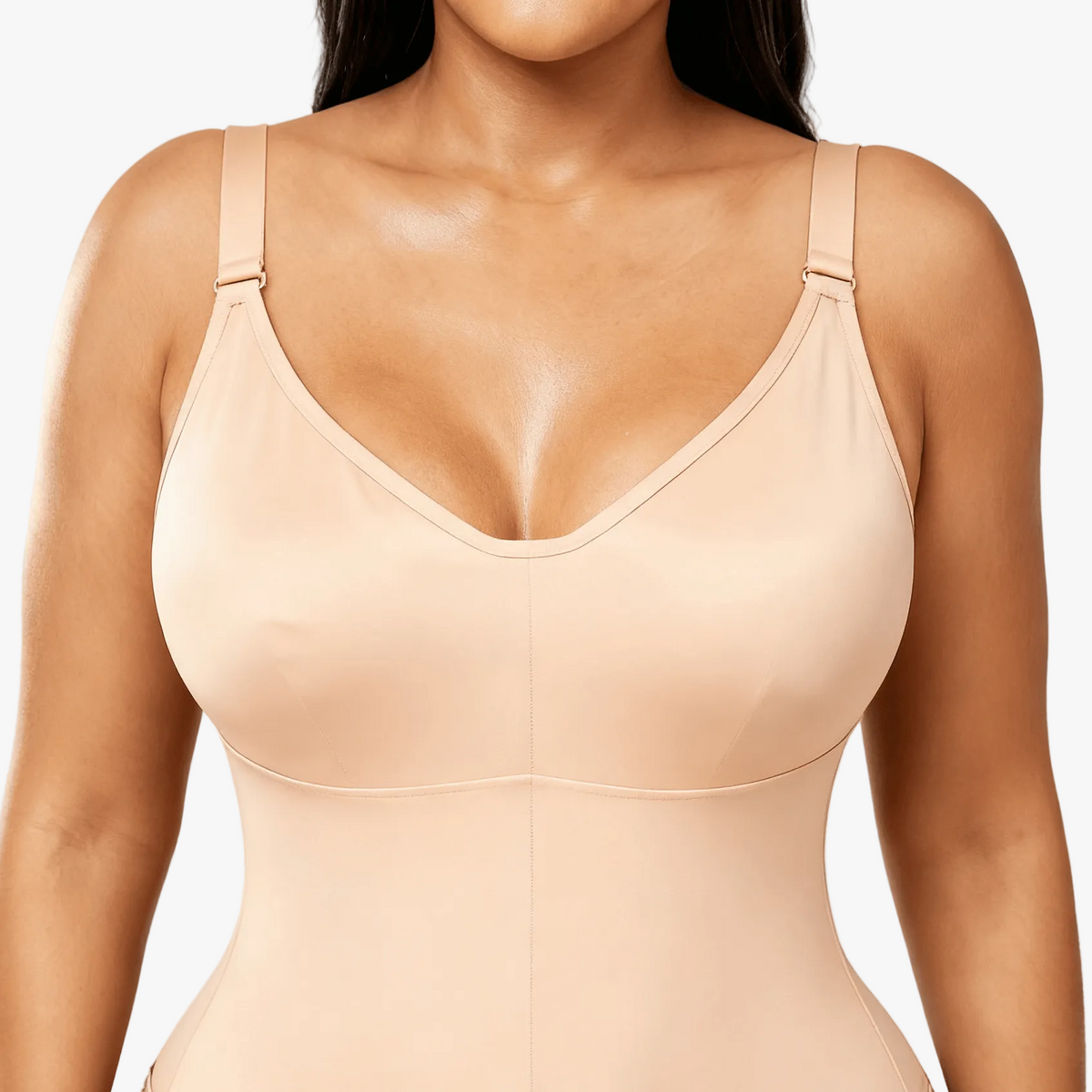 Sculptessa – Zip-Up Tummy Control Shapewear Bodysuit