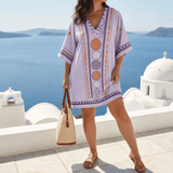 Sienna – Women's Embroidered Kaftan Mini Dress