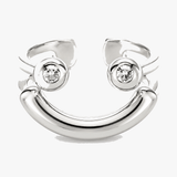 Smivana - Adjustable Smiley Ring, Set of 2