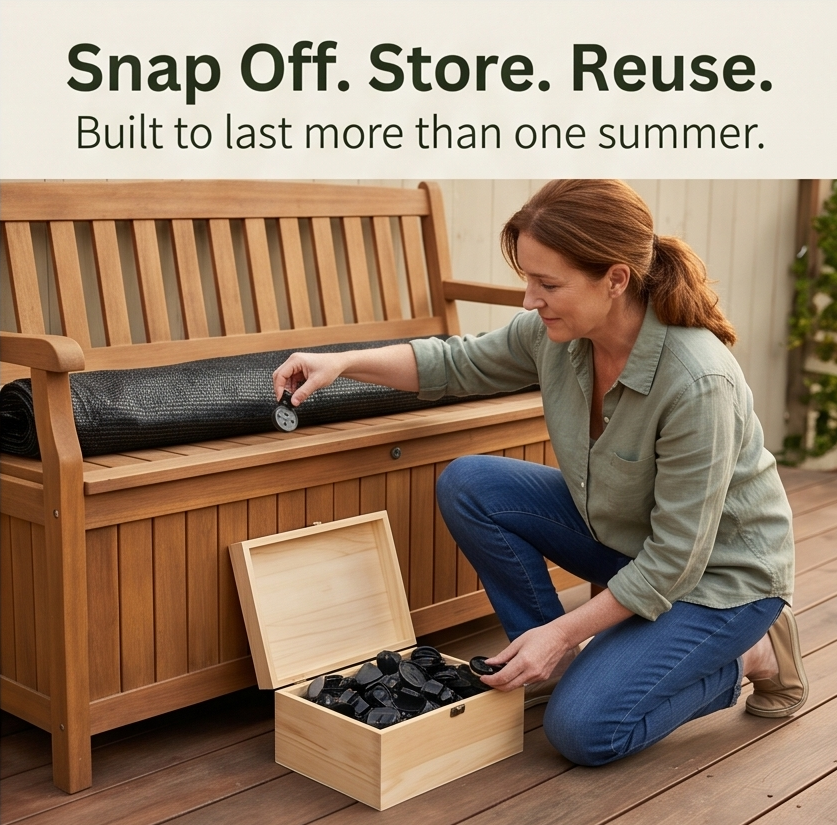 SnapShade – Heavy-Duty Shade Net Clips