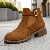 Solace – Slip On Low Heel Ankle Boots for Women