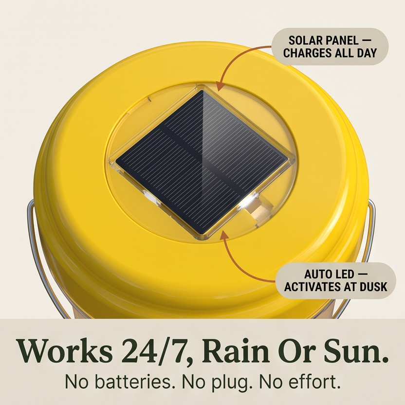 Waspora – Solar Wasp Trap with LED (2-Pack)