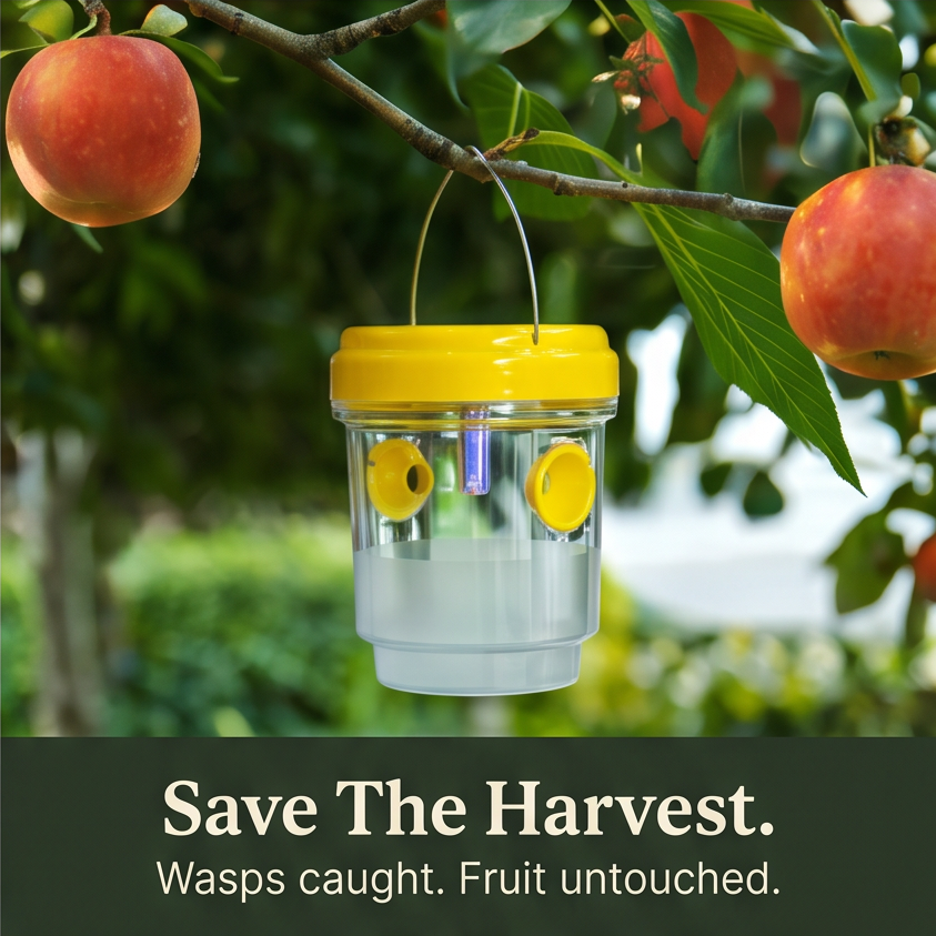 Waspora – Solar Wasp Trap with LED (2-Pack)