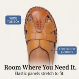 Solara – Women's Hand Stitched Leather Comfort Sandals