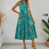 Soleia – Women's Tiered Boho Midi Dress