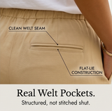 Solenna – Cotton-Linen Drawstring Capri