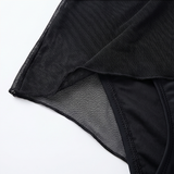 Solivia – Women's Sultry Mesh Cutout Swim Dress