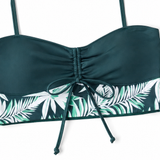 Solmara – High Waisted Tropical Print Swim Set with Boyshort Bottom