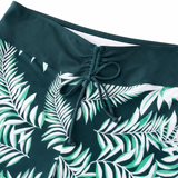 Solmara – High Waisted Tropical Print Swim Set with Boyshort Bottom