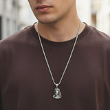 Faithly - Elegant Jesus Pendant Necklace, Gold or Silver