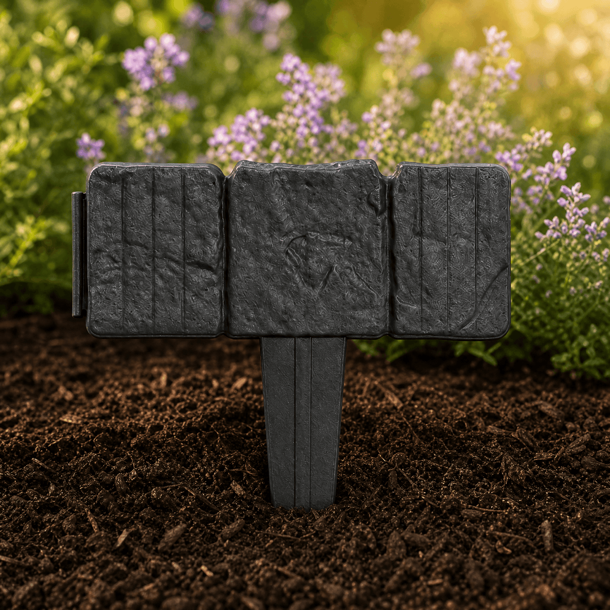 StoneCraft – Stake-In Faux Stone Garden Border