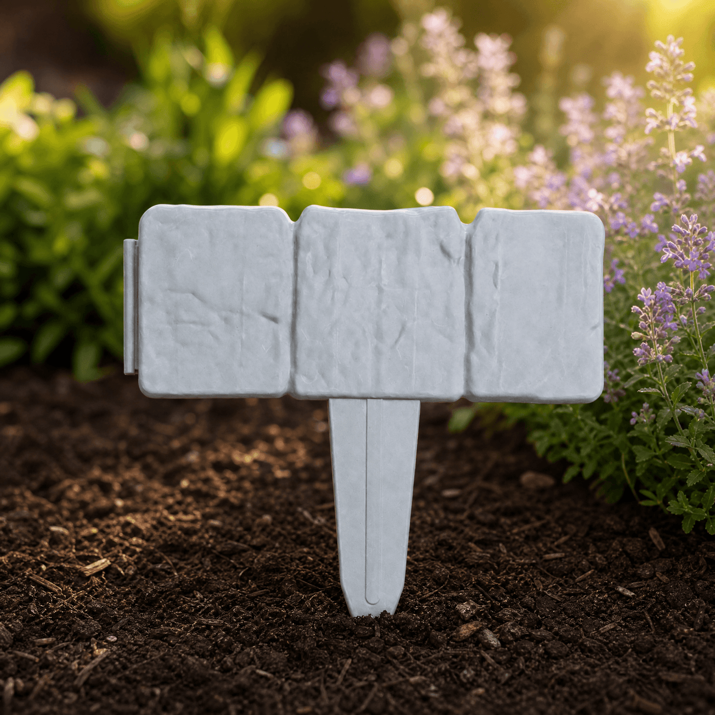 StoneCraft – Stake-In Faux Stone Garden Border