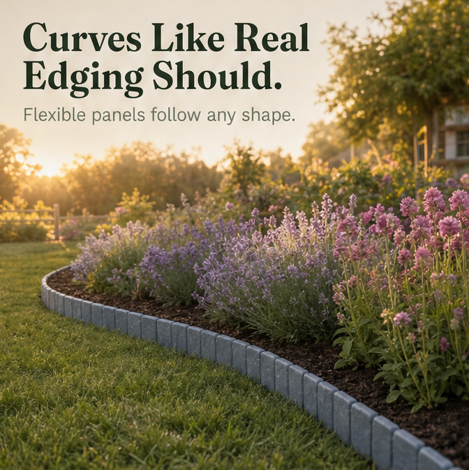 StoneCraft – Stake-In Faux Stone Garden Border