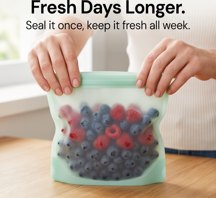 Stovia – Leakproof Stand-Up Silicone Storage Bags