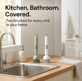 Sudspin – No Leak Dish Brush with Built In Soap Dispenser