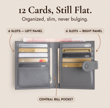 Tessara – Woven lambskin card wallet