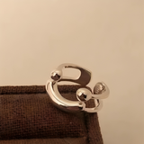 Smivana - Adjustable Smiley Ring, Set of 2
