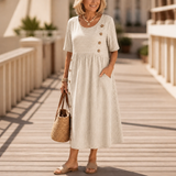Stripevoy – The Midi Dress That Moves With You, Not Against You