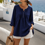 Pleatline – The Tunic Blouse That Skims, Never Clings