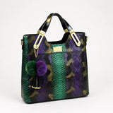 Vestralia – Iridescent Snakeskin-look Tote Bag