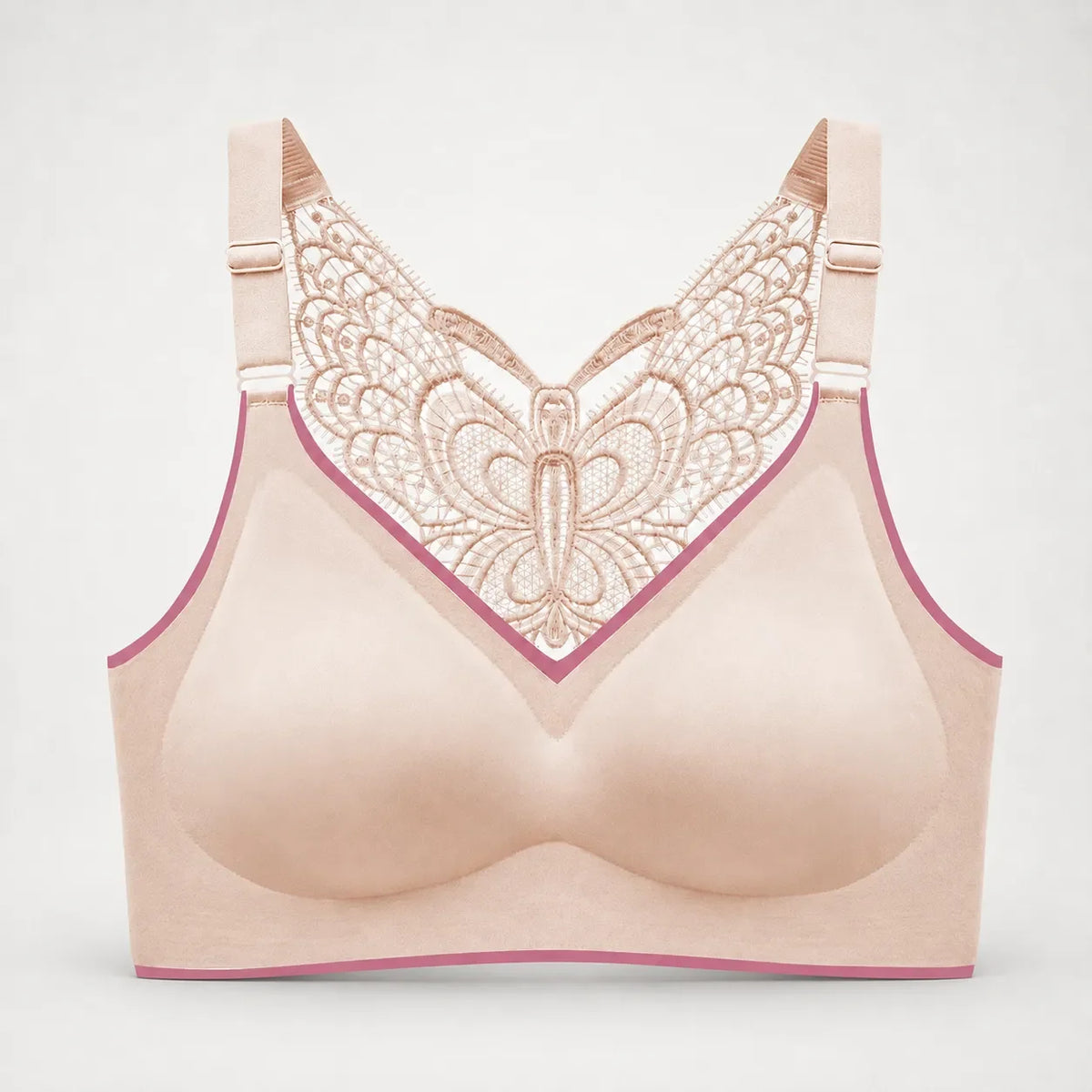 Solivia – Wireless Butterfly Back Bra with Seamless Ice Silk Look Cups