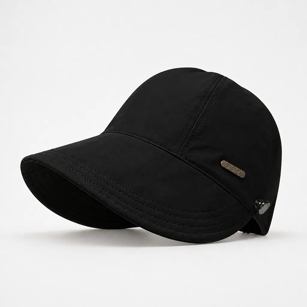 Solera – Wide-Brim Foldable Sun Hat with UPF 50+ Protection and Adjustable Back Strap