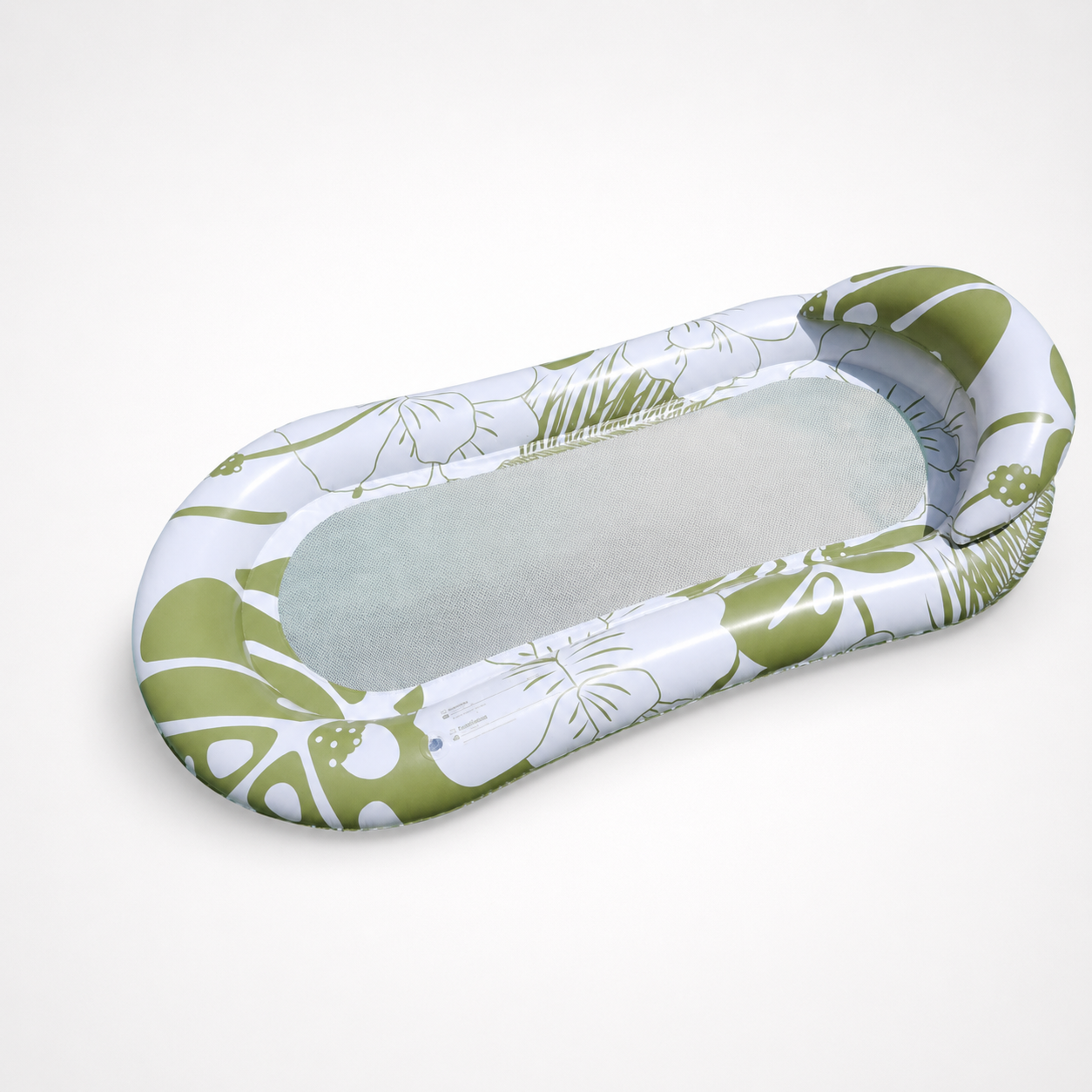 Solara – Floating Pool Hammock with Mesh Center and Built-In Pillow, Puncture-Resistant Lounger for Adults