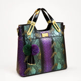 Vestralia – Iridescent Snakeskin-look Tote Bag