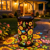 Bloomara – Solar Sunflower Lantern with Colorful Light Patterns
