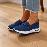 Stelora – Knit Mesh Slip On Sneakers for Women, Cushioned Everyday Walking Shoes