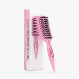 Curliza – Ventilated Curly Hair Brush with Boar Bristles for Defined Ringlets