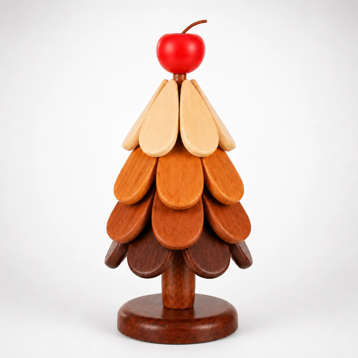 Pinecrest – Wooden Christmas Tree Trivet Set with Gravity-Fold Feathers