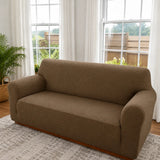 Covella – Stretch Jacquard polyester Sofa Cover with Anti-Slip Foam Rods